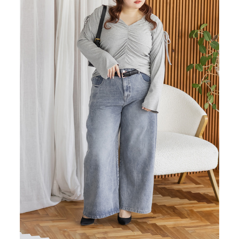 CLETTEオリジナルギャザーデザインカットソー15