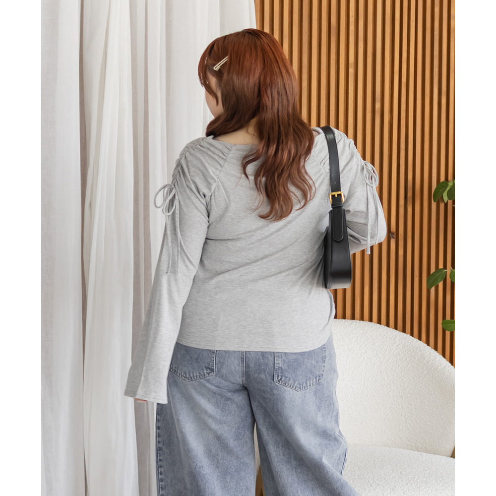 CLETTEオリジナルギャザーデザインカットソー16