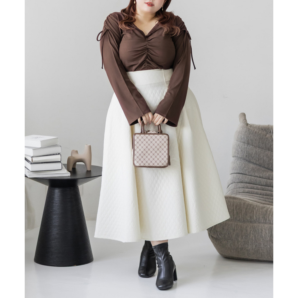 CLETTEオリジナルギャザーデザインカットソー2