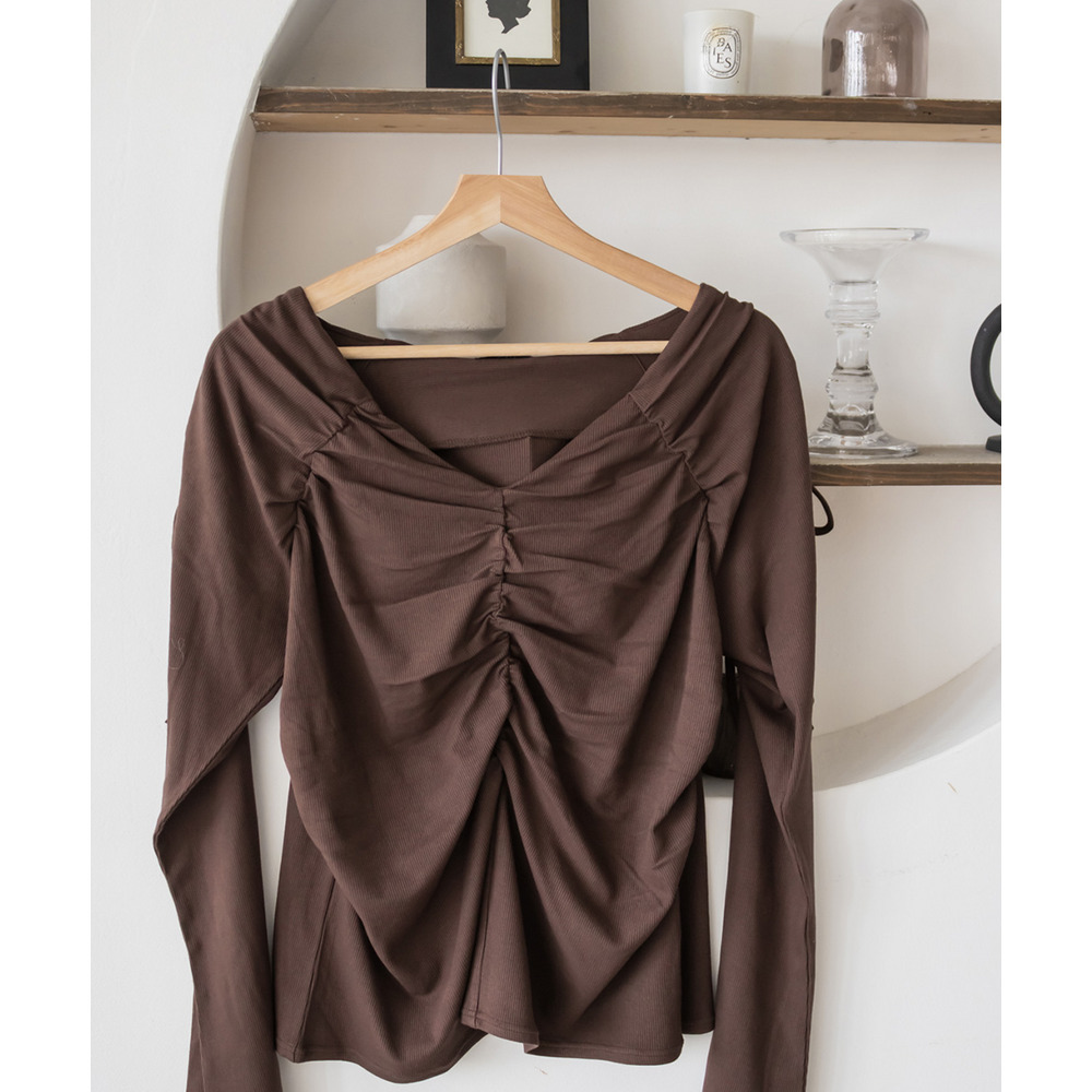 CLETTEオリジナルギャザーデザインカットソー6