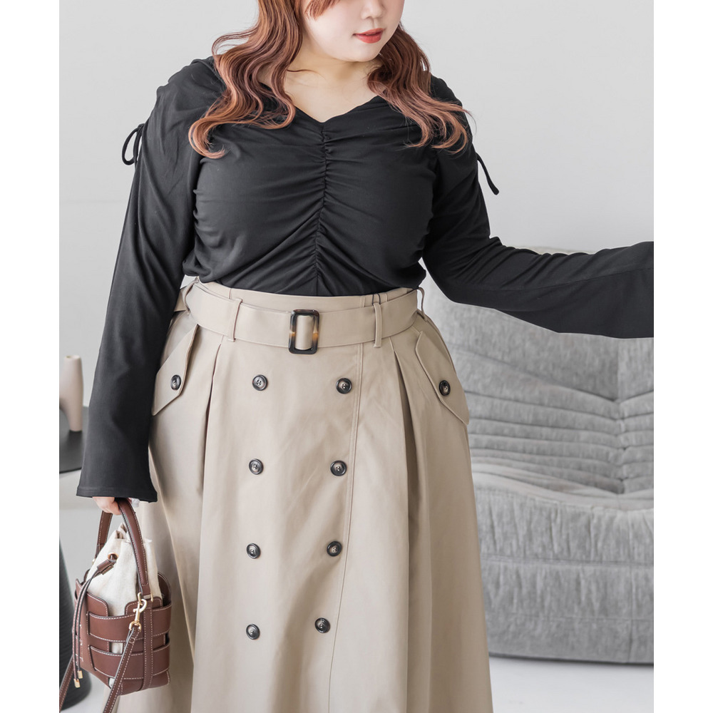 CLETTEオリジナルギャザーデザインカットソー8