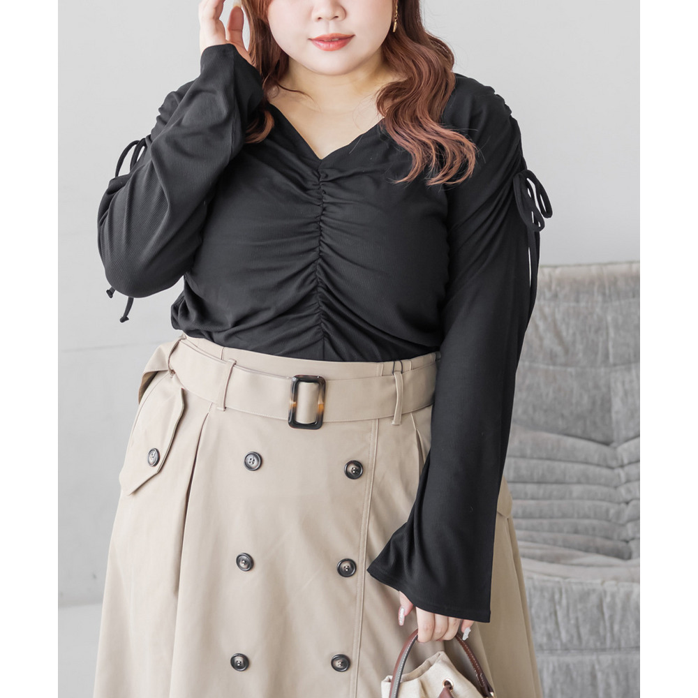 CLETTEオリジナルギャザーデザインカットソー9