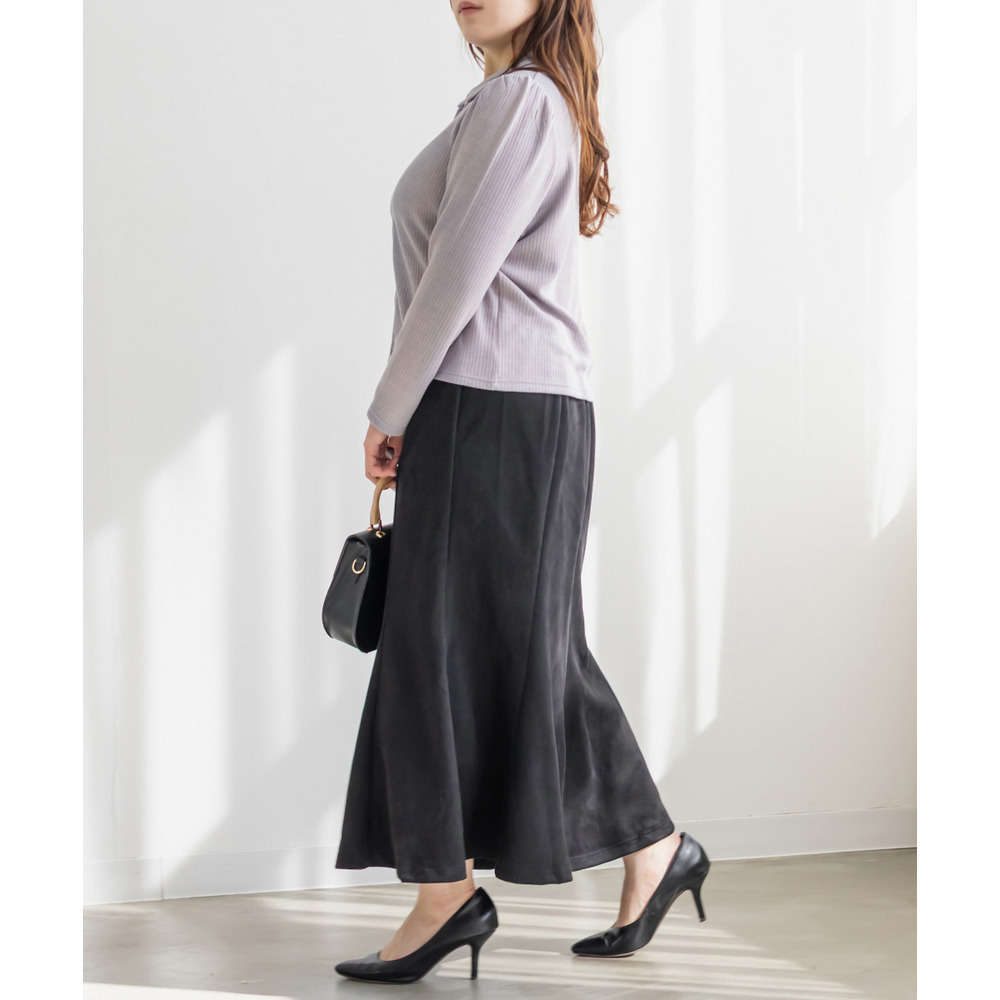 襟付きフロントジップリブプルオーバー4