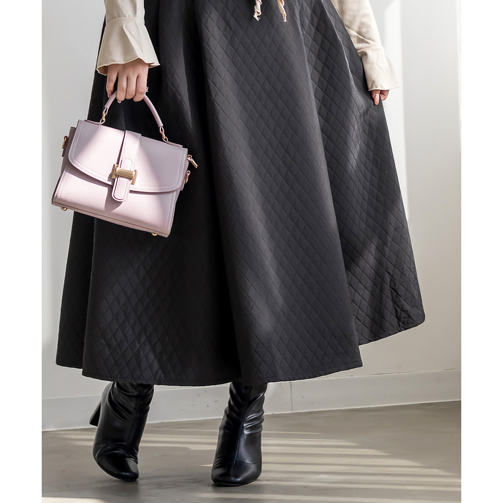 ダイヤキルトフレアスカート3