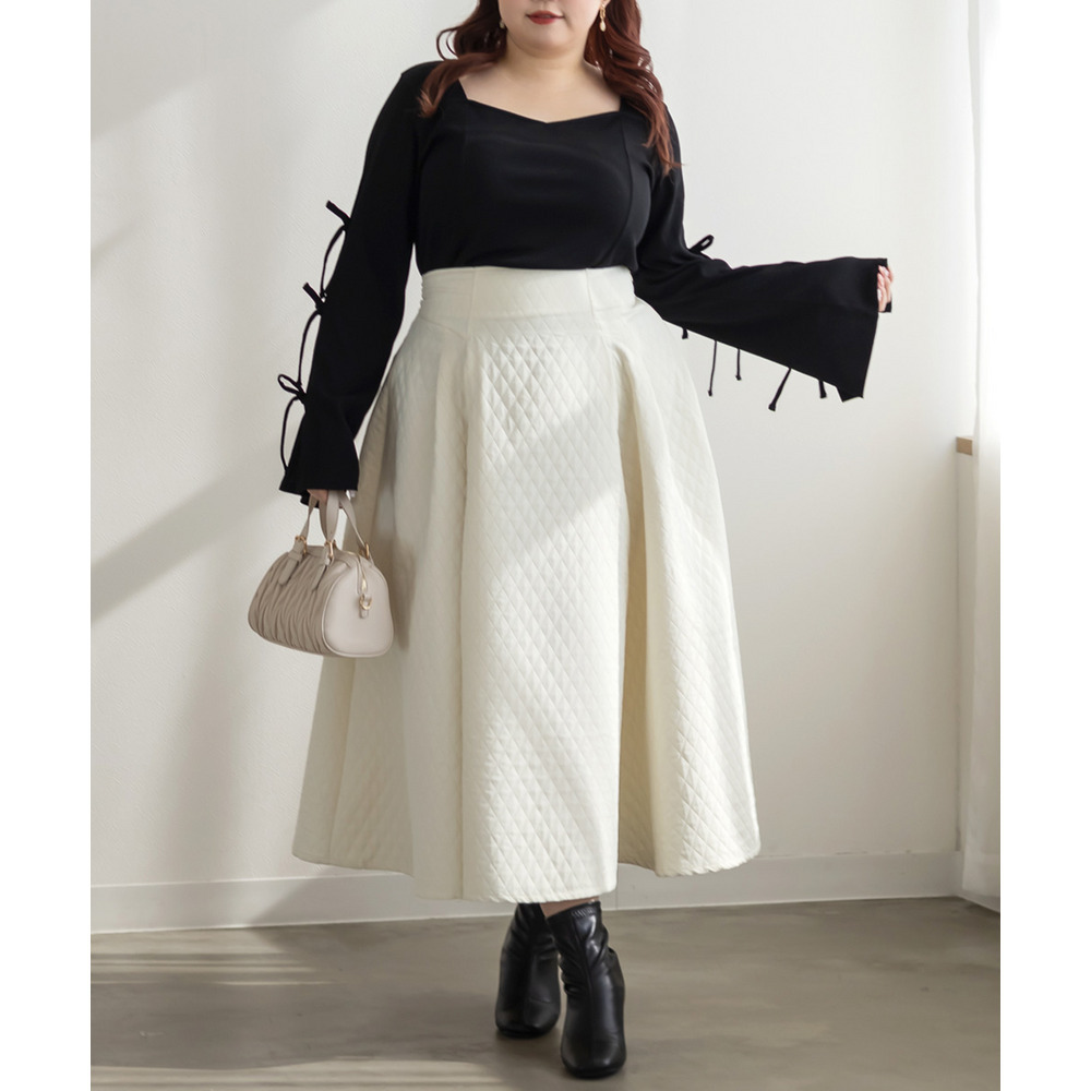 ダイヤキルトフレアスカート7