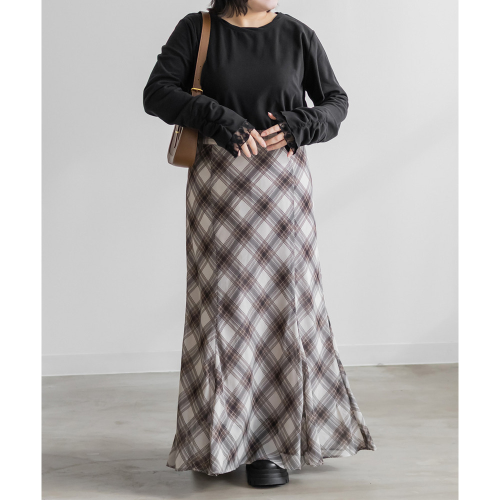 袖レース起毛カットソープルオーバー2