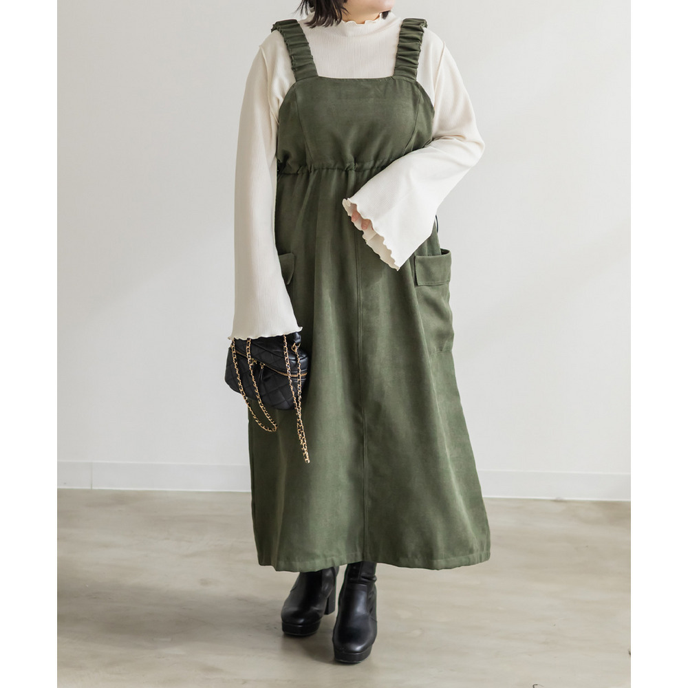 サイドポケットジャンスカワンピース4