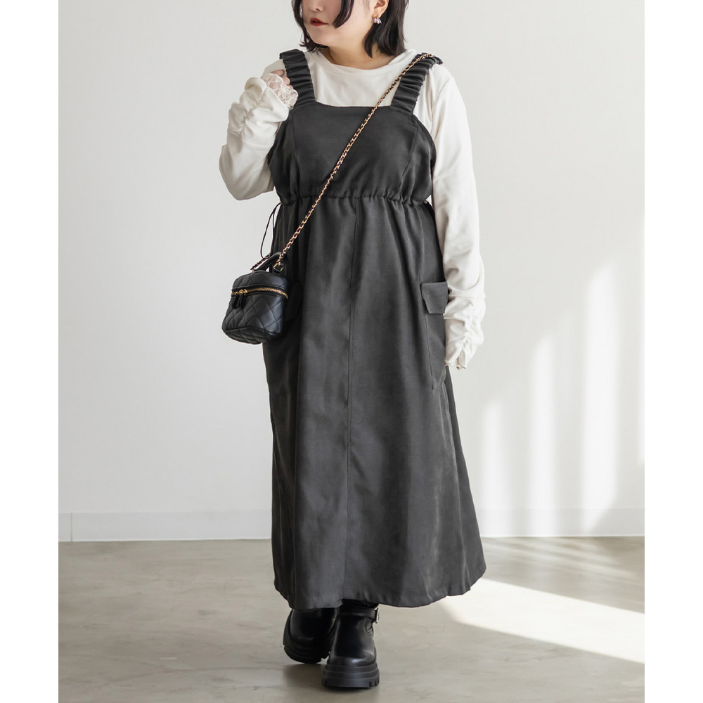 サイドポケットジャンスカワンピース5