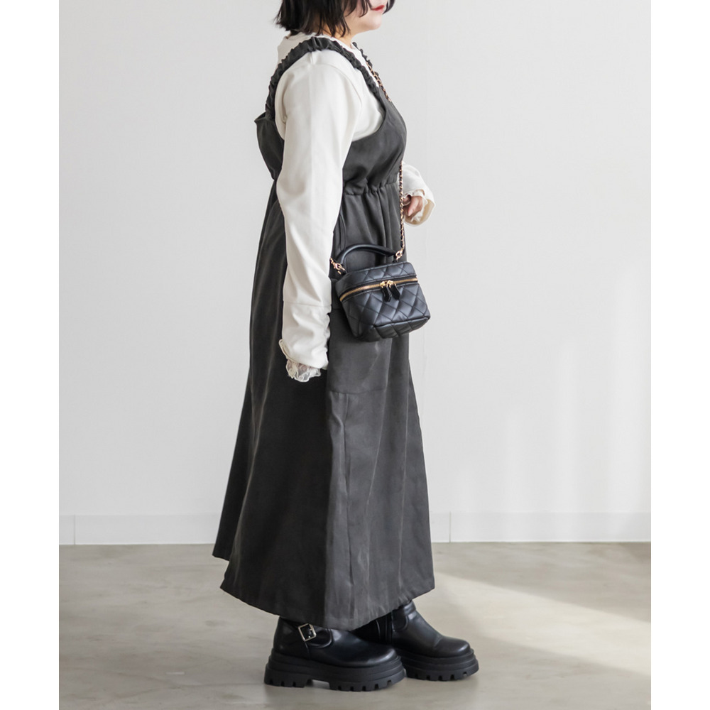 サイドポケットジャンスカワンピース6