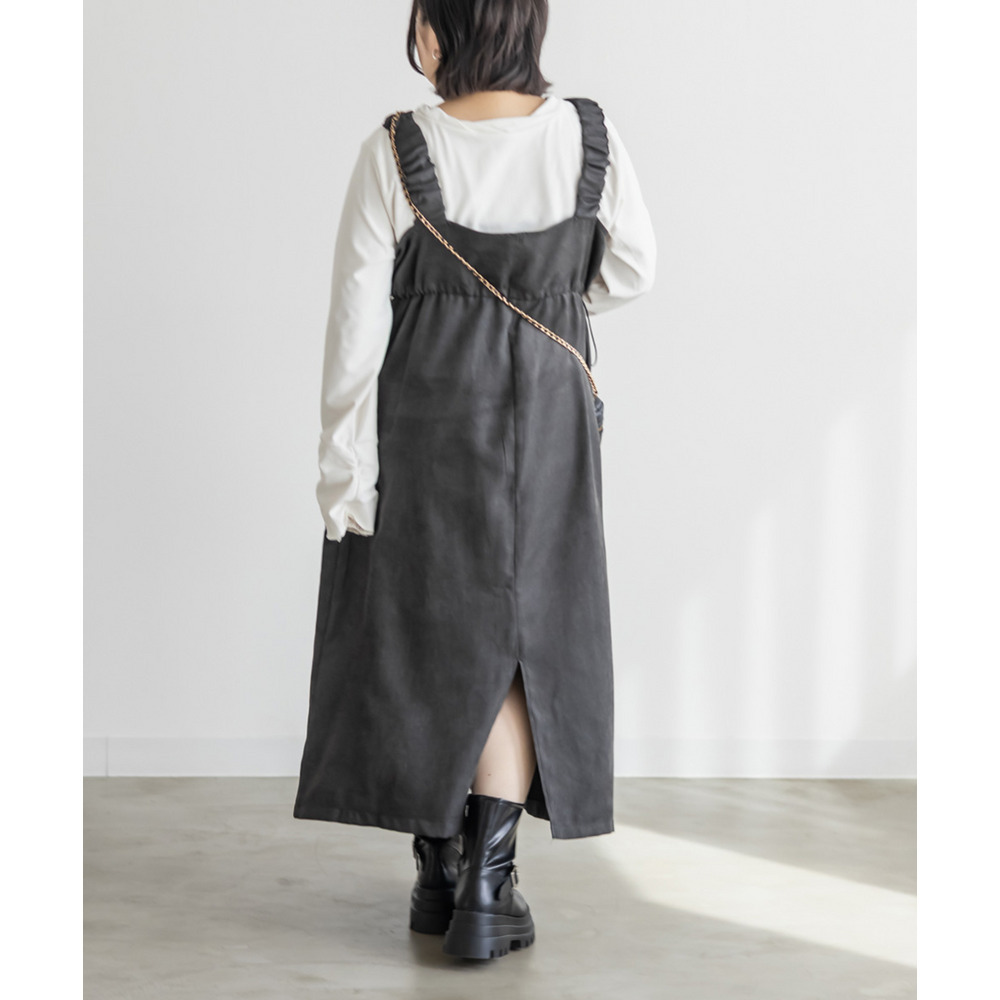 サイドポケットジャンスカワンピース8