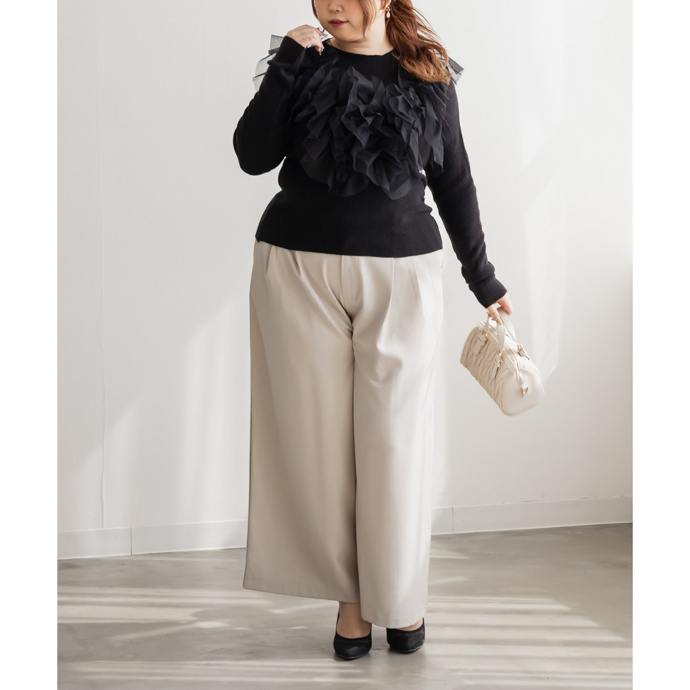 2WAYギャザーフリルニットプルオーバー6