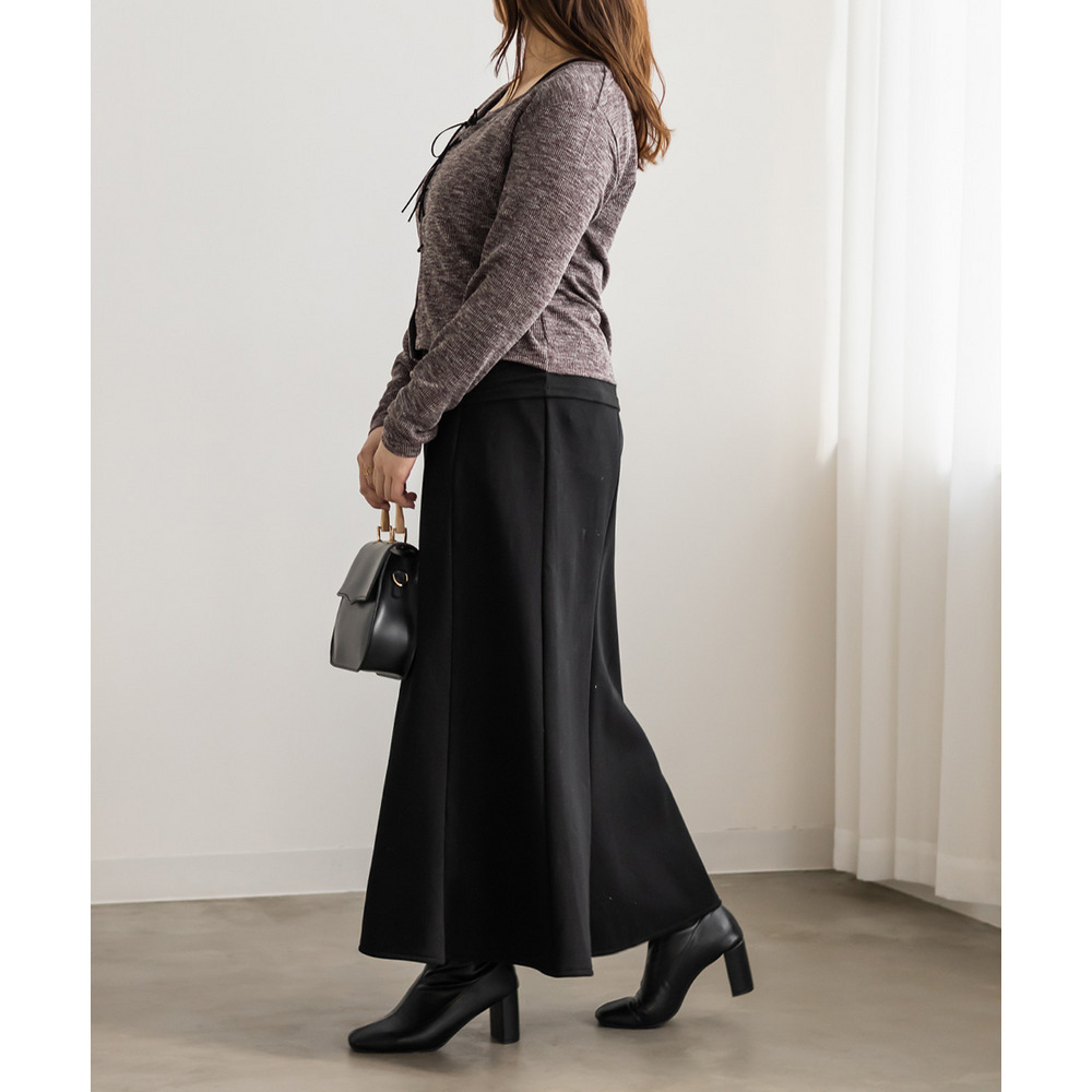 レースアップリブプルオーバー8