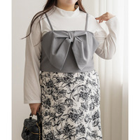 リボンビスチェセットプルオーバー