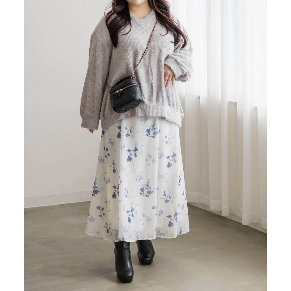 シャギーVネックプルオーバー6