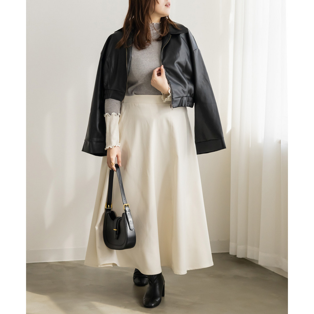 ラメメロウ配色リブプルオーバー4