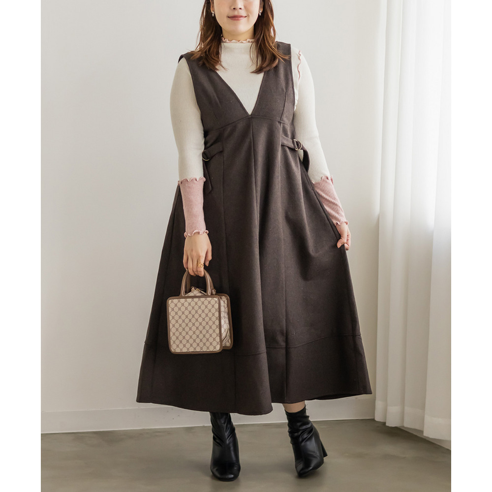 ラメメロウ配色リブプルオーバー5