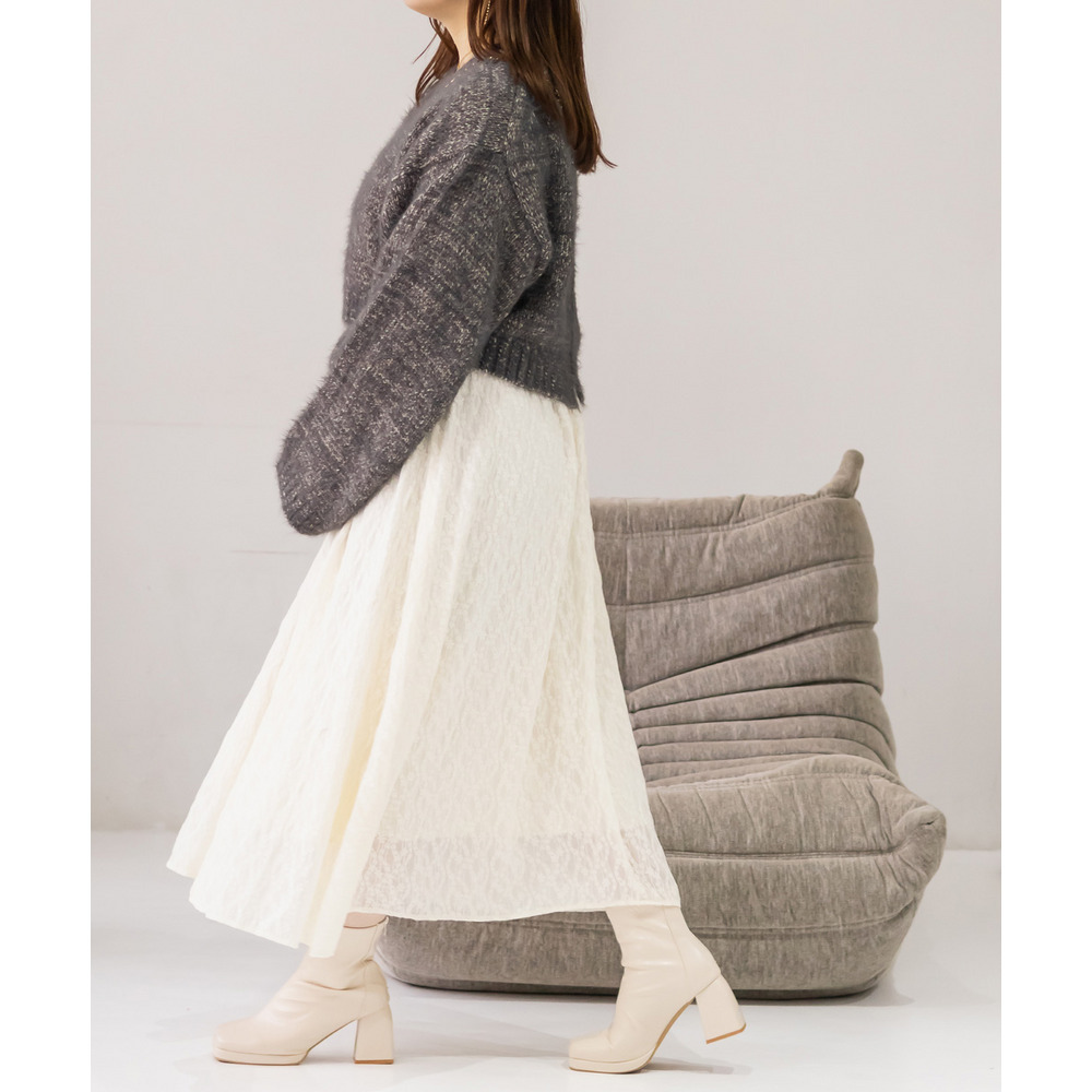 ショート丈ミックスニットプルオーバー3