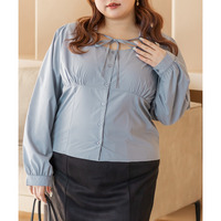 CLETTEオリジナルチョーカーリボンブラウス