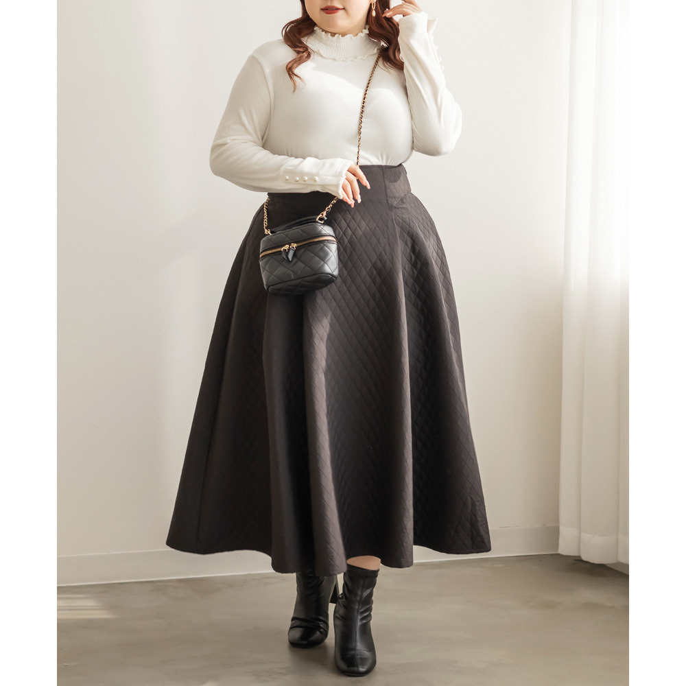 袖パールボタンプチハイネックシャギープルオーバー7