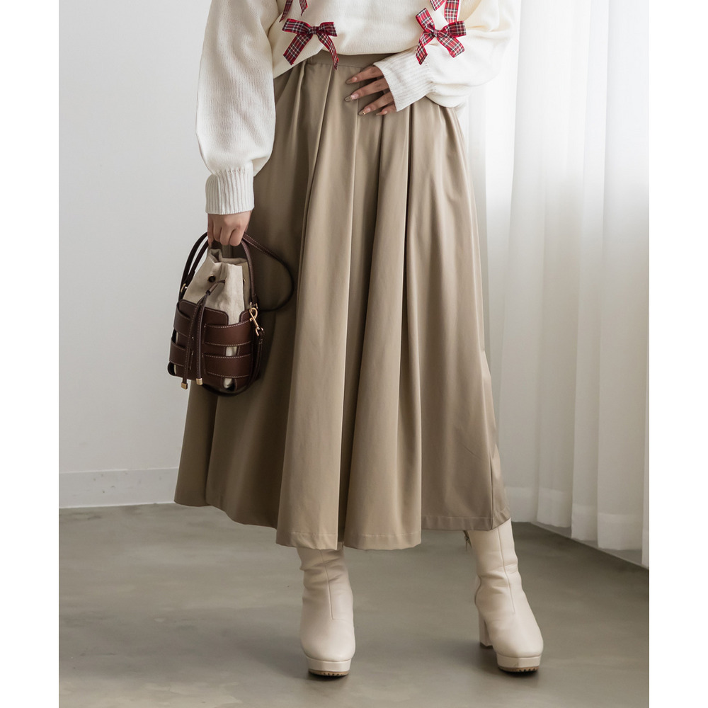 タックフレアスカート2