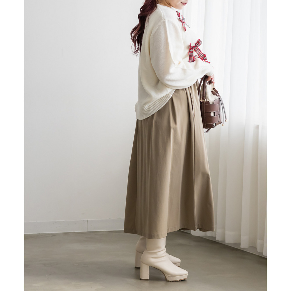 タックフレアスカート3