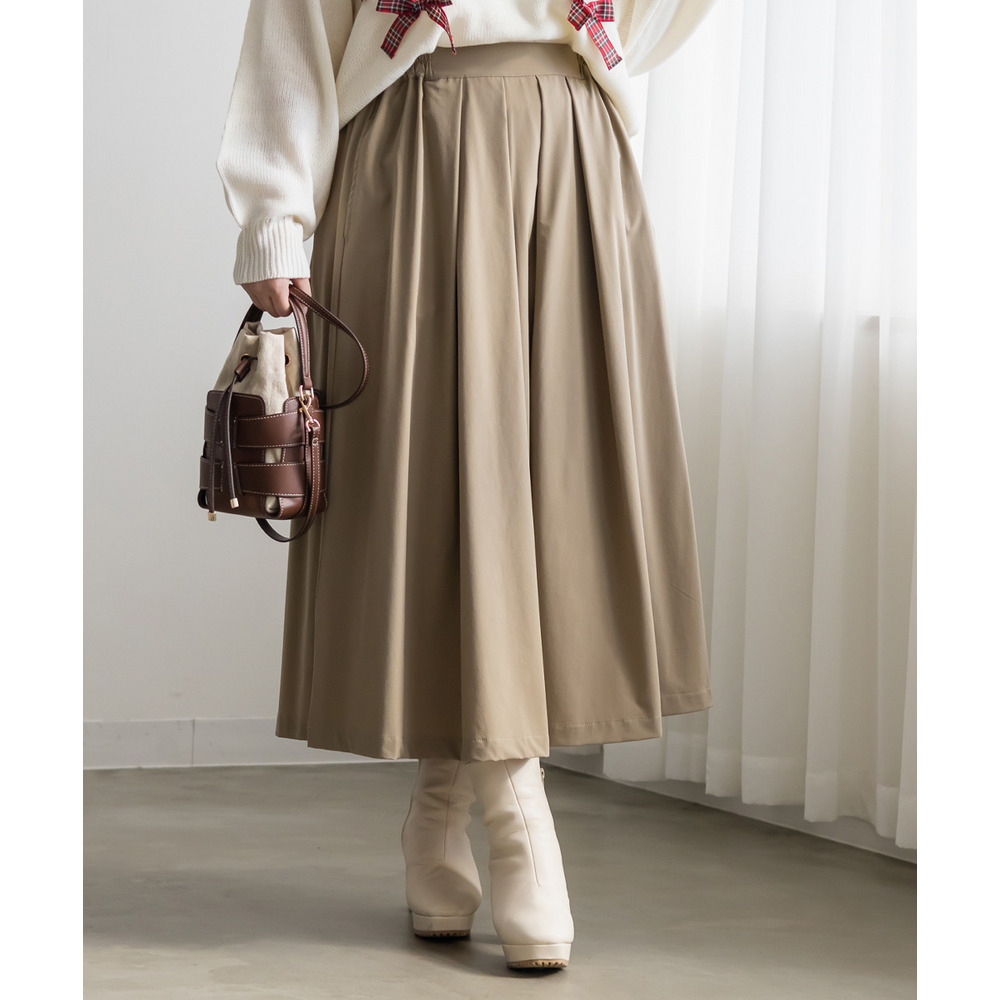 タックフレアスカート4
