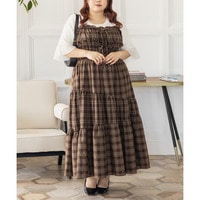 CLETTEオリジナルパッチワークチェックワンピース