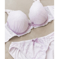 脇高エレガントレースブラジャー＆ショーツセット