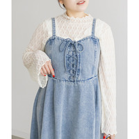 CLETTEオリジナルダイヤ柄シアープルオーバー
