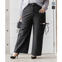 CLETTEオリジナルスリットリボンデニムパンツ