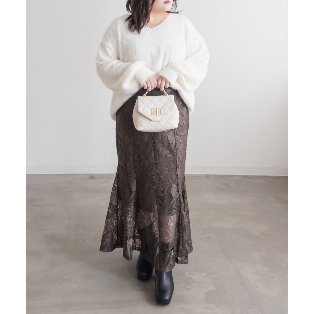 レースマーメイドスカート3