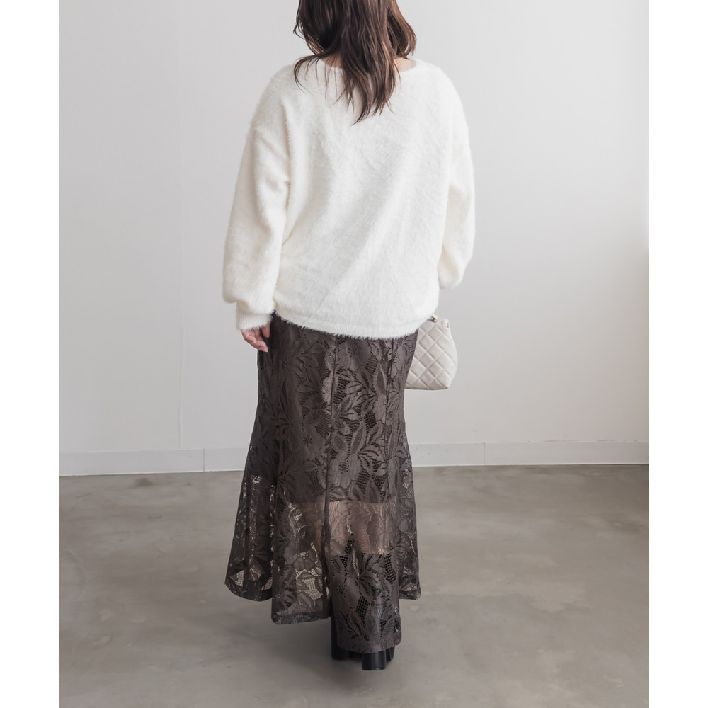 レースマーメイドスカート4