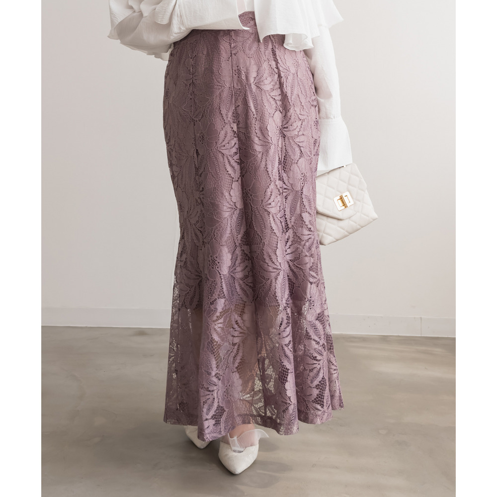 レースマーメイドスカート6