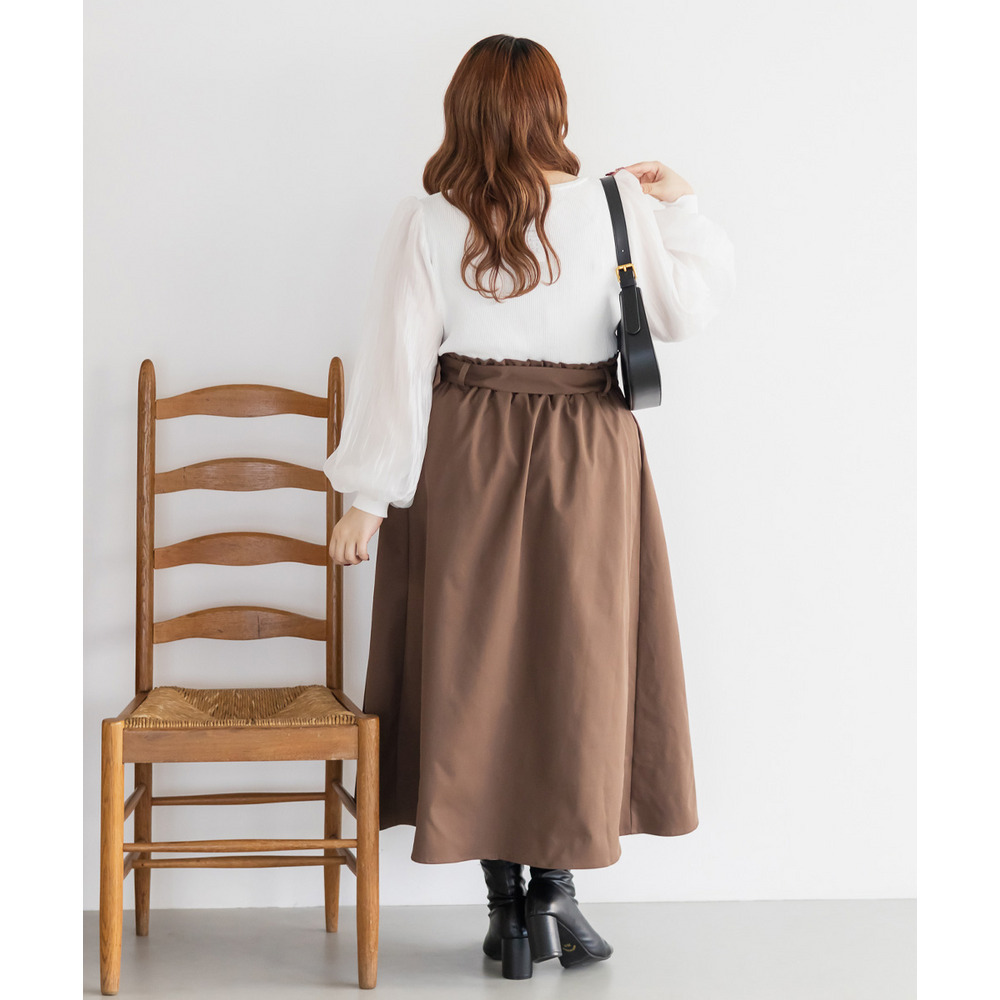 CLETTEオリジナルハートネックシアー袖ニット3