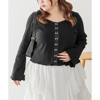 CLETTEオリジナルフロントホックハートネックプルオーバー