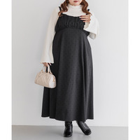 CLETTEオリジナルフロッキードットジャンスカワンピース