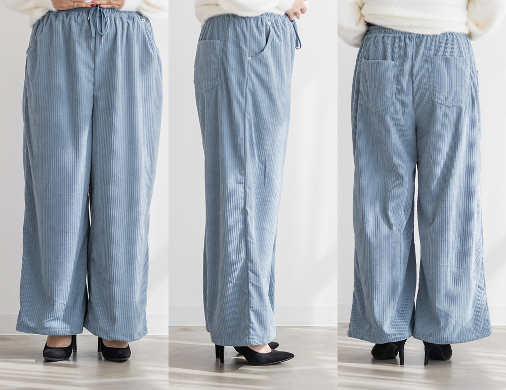 コーデュロイイージーパンツ11