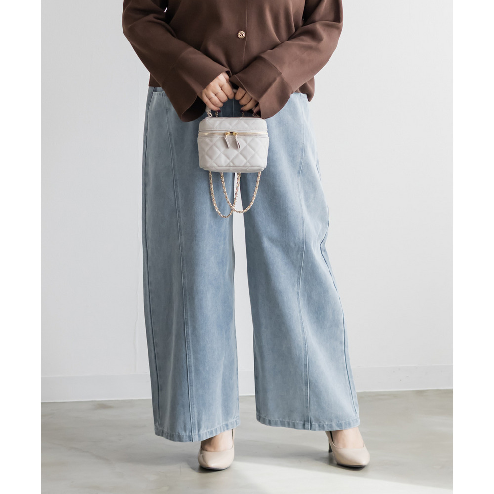 カーブバギーデニムパンツ5