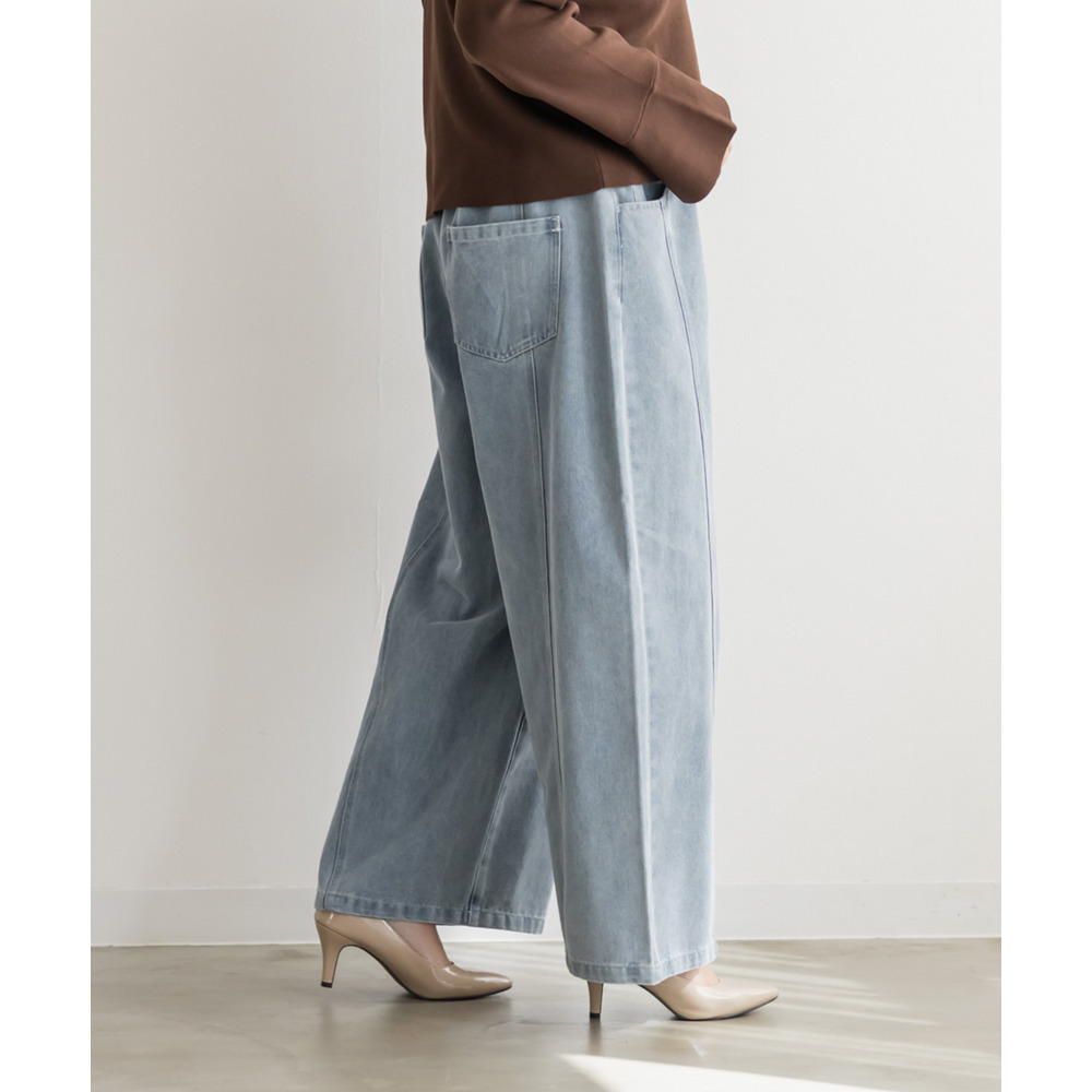 カーブバギーデニムパンツ8