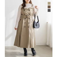 CLETTEオリジナルトレンチデザインワンピース