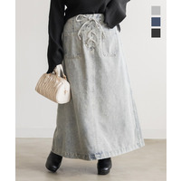 CLETTEオリジナルレースアップデニムスカート