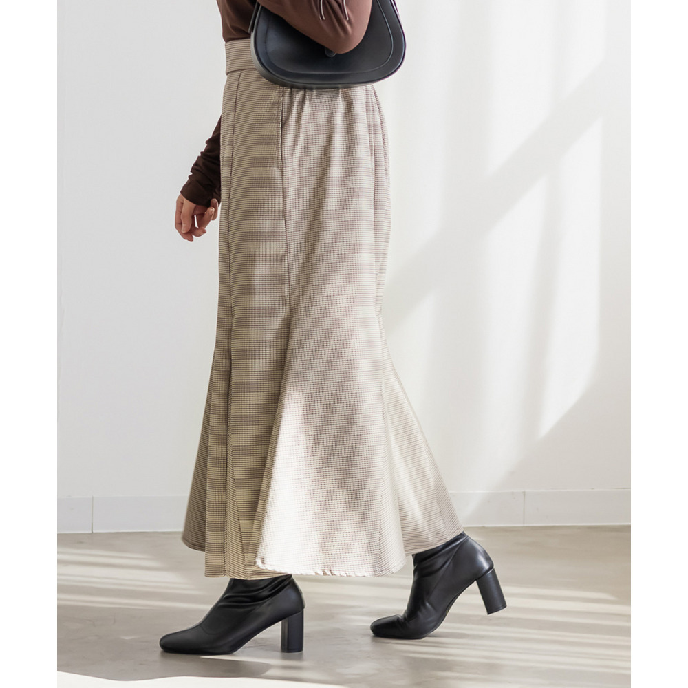 CLETTEオリジナル千鳥柄マーメイドスカート10