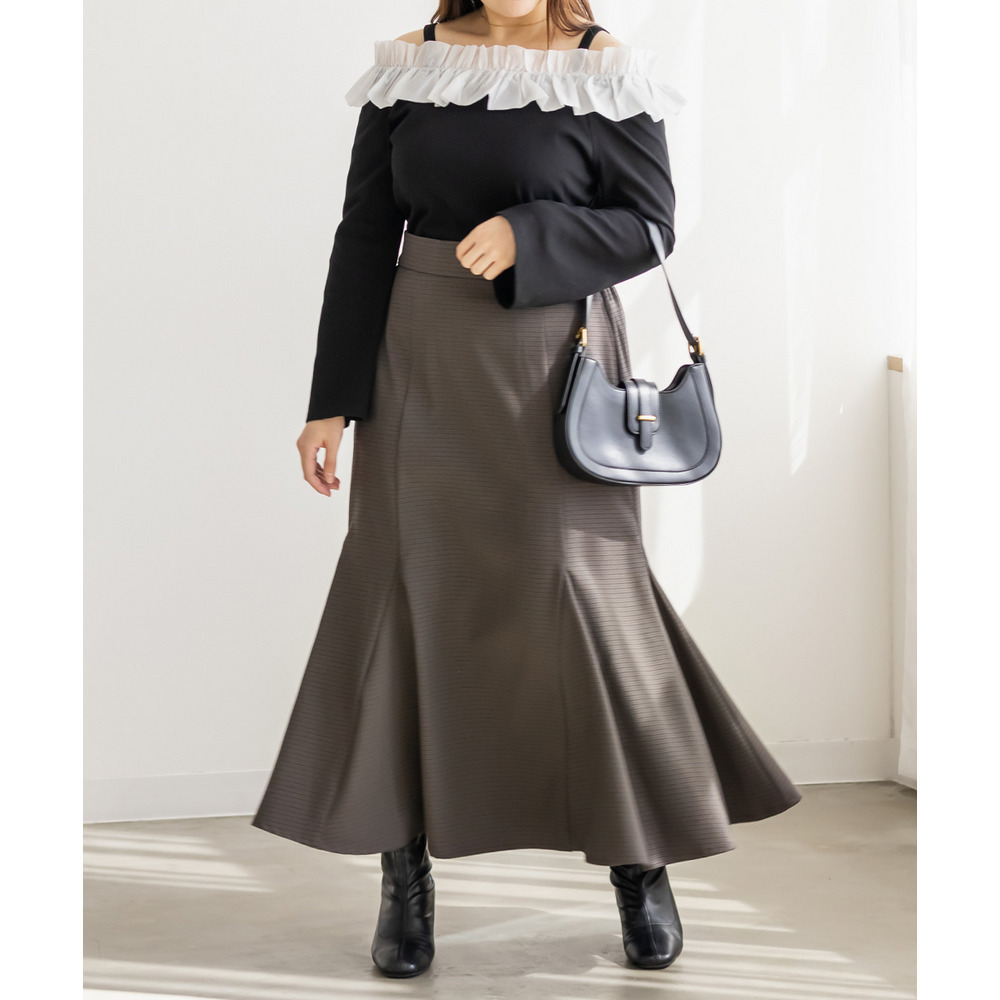 CLETTEオリジナル千鳥柄マーメイドスカート2