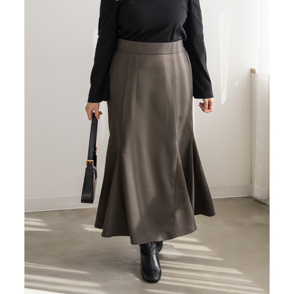 CLETTEオリジナル千鳥柄マーメイドスカート3