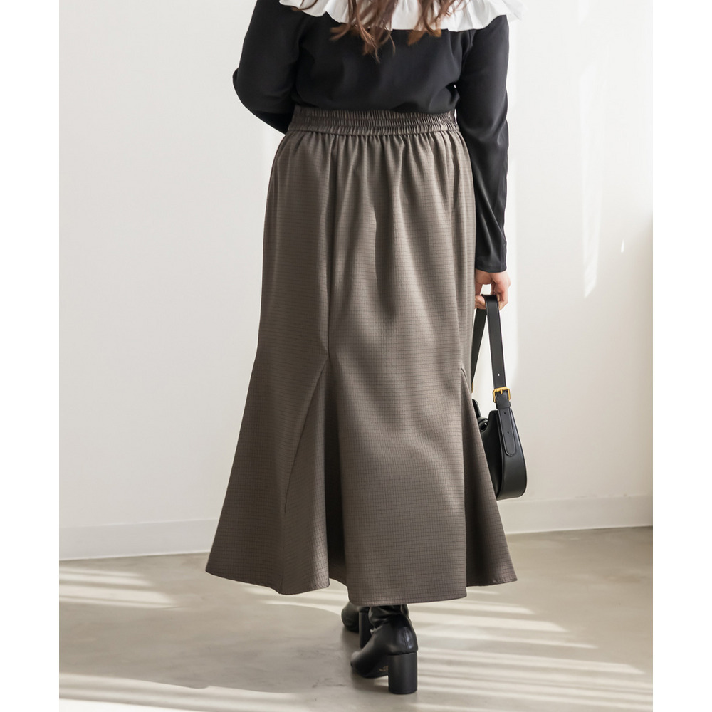 CLETTEオリジナル千鳥柄マーメイドスカート4