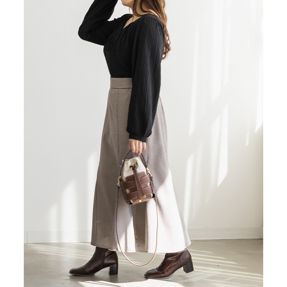 CLETTEオリジナル千鳥柄マーメイドスカート7