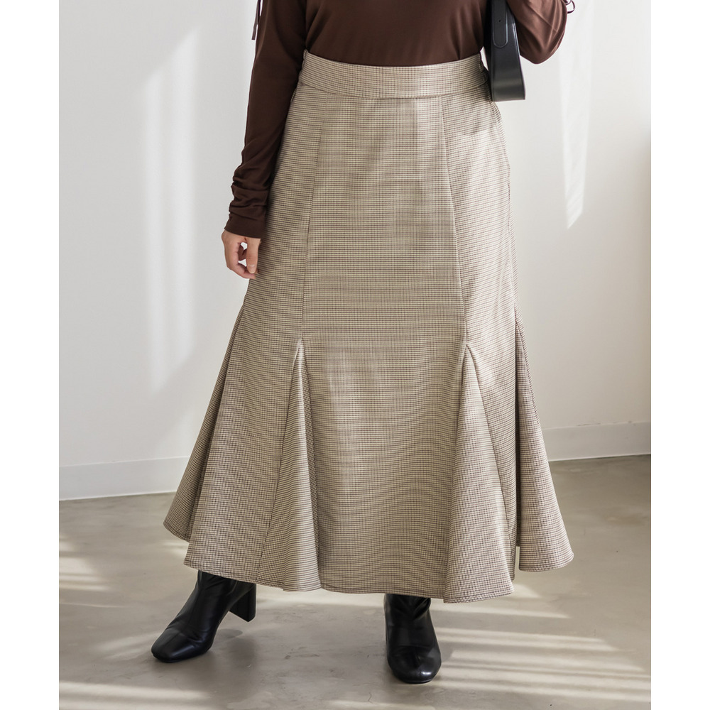 CLETTEオリジナル千鳥柄マーメイドスカート9