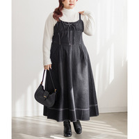 CLETTEオリジナルビスチェ風デニムワンピース