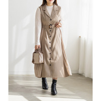 CLETTEオリジナルサイドプリーツジレワンピース