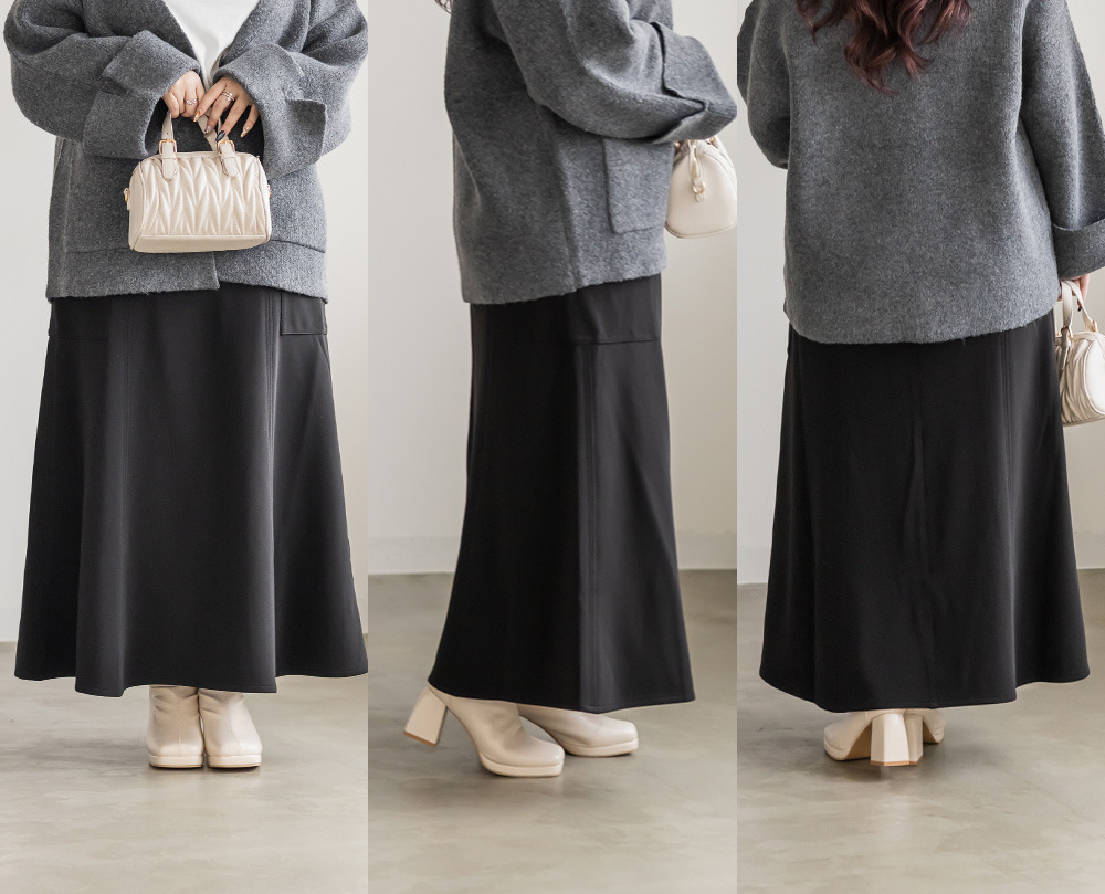 ステッチフレアスカート13